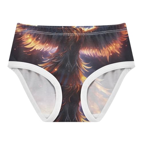 Colorful Phoenix Cute Panties Girl Girls Underwear Toddlers Cotton Cartoon Undies Kids Briefs 2t