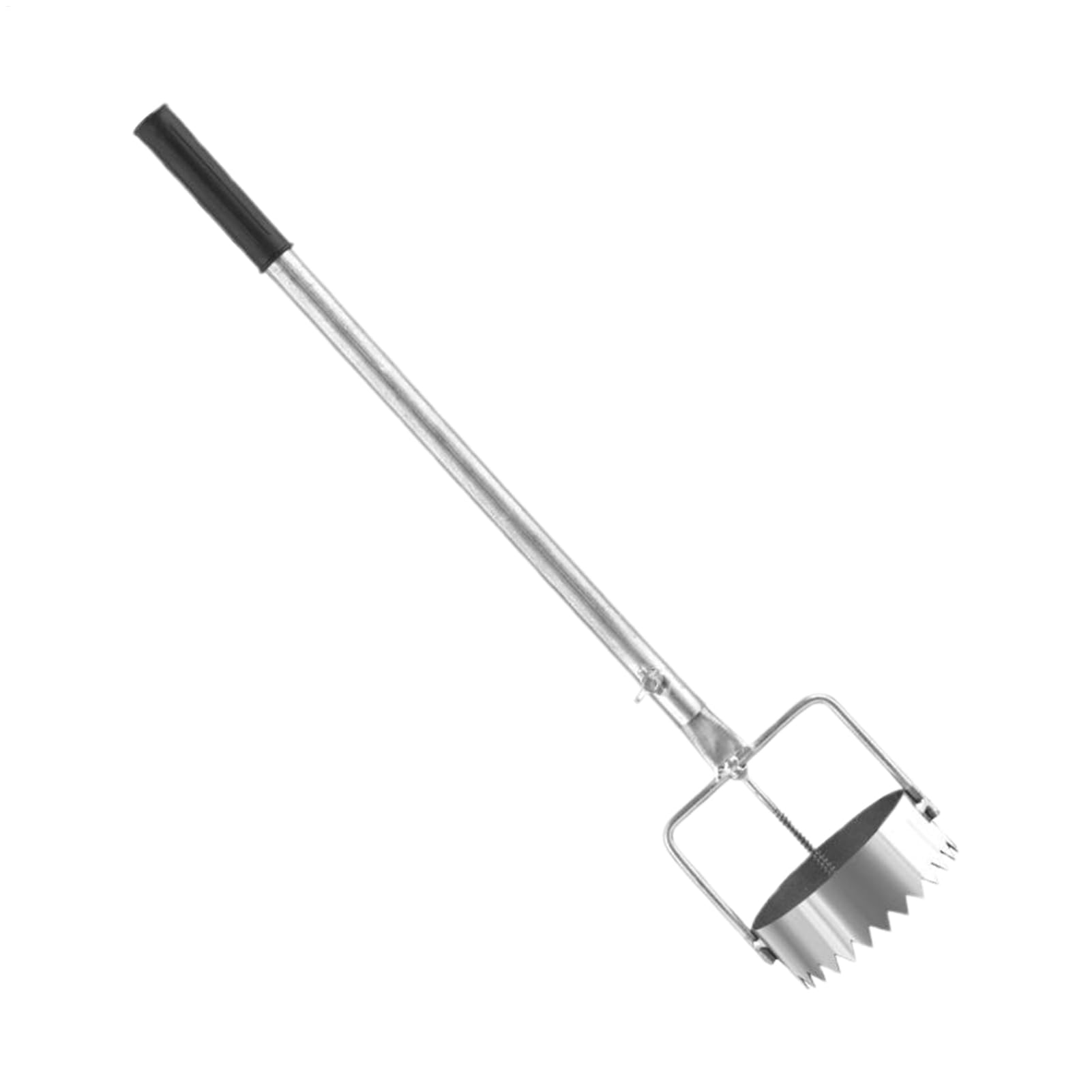 Perforatrice de Film de paillage 10 cm avec poignée rétractable 44-75 cm Outils de creusage de Trous pour, Outils de Jardinage pour pelouse, légumes, Plantation, serres, tête en