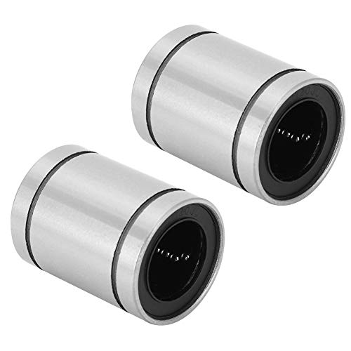 Lineare Bewegung Lager 2 Stücke LM20UU Lineare Bewegung Kugellager Nabe Maschine Zubehör mit verlängerten Flansch für 3D Drucker CNC Maschine 20Mm Durchmesser
