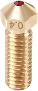 BCZAMD 3D Printer Extruder Hotend Parts Ruby Volcan Nozzle 0.4mm High Output Temperature Nozzle-Filament 1.75mm x 0.40mm, 1pcs