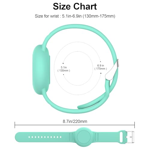 Bracelet AirTag enfant silicone souple de qualité supérieure ajustable