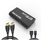 INVAVO製 【重要な改良】V3 PS2専用HDMI接続コネクター PS2 toHDMI 変換アダプターHDMI出力 携帯便利 復活COVERTER (ハイスピードUSBケーブル＋HDMIケーブル)