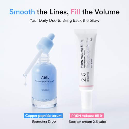 Image of Abib Copper Peptide Serum Bouncing Drop - GHK-Cu, Argireline & Matrixyl Peptide Face Serum | Skin Texture & Hydration | Korean Skincare | 1.69 fl oz