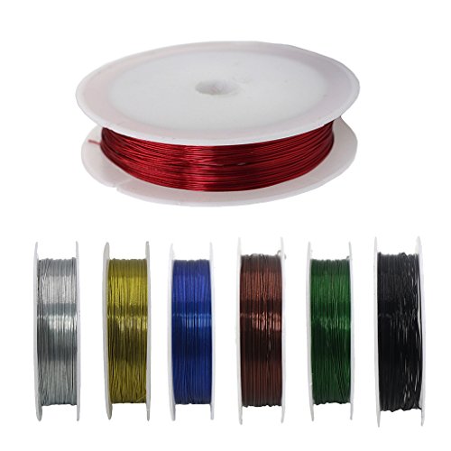 kowaku Arame de metal para artesanato feito de arame para artesanato e fabricação de joias - Prata