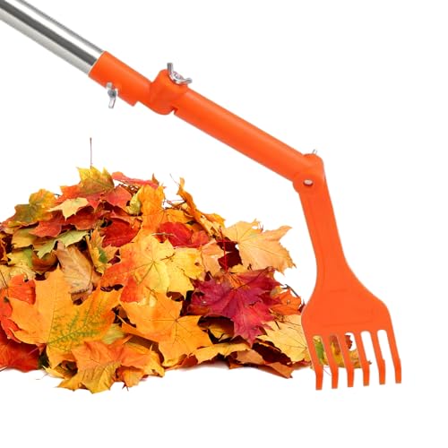 Outil de nettoyage de gouttières - Nettoyeur de gouttière, Brosse de Nettoyage à Grande Portée, Outils de Nettoyage de Sol Portables, Râteaux de Jardin | Évacuation de Toit Sol Drain de Sol Feuilles