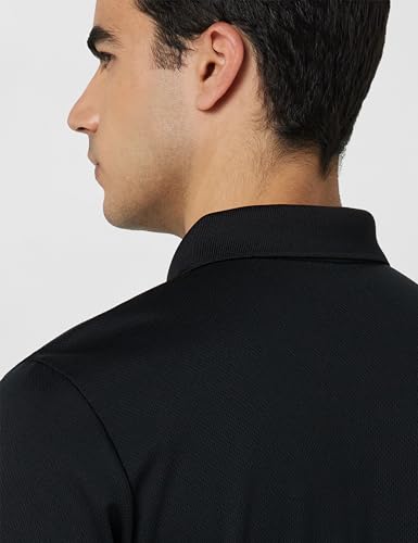Image of adidas Men Polyester Geometric Regular Fit Polo Shirt