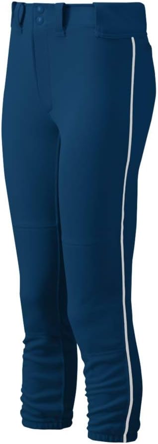 Mizuno Women's Women's Belted Piped Pant Mizuno Women's Belted Piped Pant S White-Red