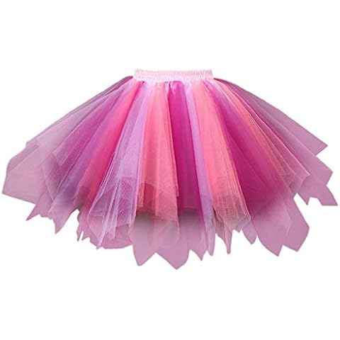 SHOBDW Mujer Falda de Tutu Colores de Gasa Plisada Cover