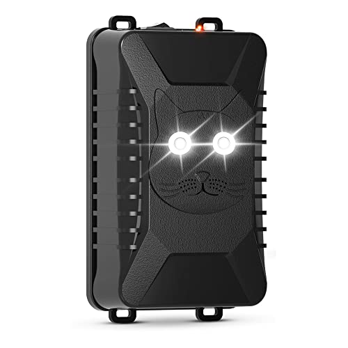 Walmeck Repelente DE ROEDORES Debajo del CAPÓ del Coche con LUZ ESTROBOSCÓPICA LED para EL ALMACÉN DE RV Maletero VEHÍCULO