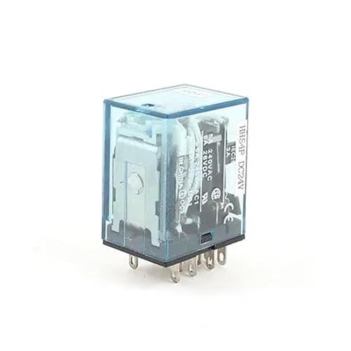 YLQUXEUV HH54P DC24V Coil 4PDT 14 Pin 14P Electromagnetic Power Relay