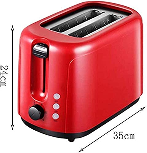 HYLK Neu Toaster 2 Scheiben Extrabreite Schlitze Toaster Auftauen Aufwärmen 6bräunungsmodi Gesundes Frühstück – Bild 3