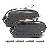 Fächerförmiger Elektrischer Tonabnehmer 7 Saiten Doppelspule N 8.8 K/B 14.2 K 4 Adriger Kabelausgang Professionelle Tonabnehmer für Musikinstrumente(N and B)
