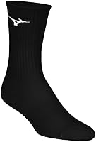 Mizuno Vital Crew Socks 3-Pack - Padded Heel & Forefoot, Arch Support for Stability & Comfort