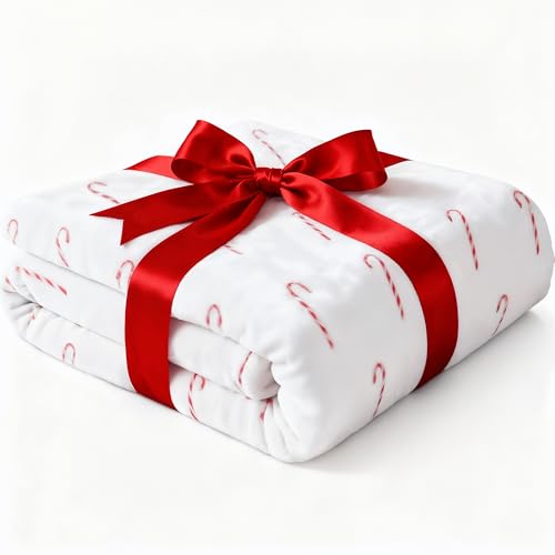 Ultra Soft Fleece Blanket Throw Size - Christmas Flannel Fleece Luxury Throw Blanket - Lightweight Throw for Couch, Bed, Chair - Warm & Breathable - Cozy Microplush Bedding - Christmas Trees