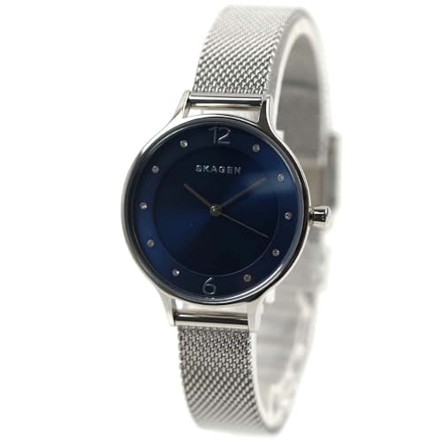 [スカーゲン] 腕時計 レディース アニータ シルバー ネイビー 薄型 軽量 ANITA SKW2307 [並行輸入品]