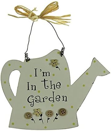 Watering Can Sign / Plaque I'm in The Garden