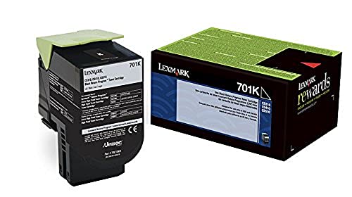 Cartouche toner et laser Lexmark 70C10K0 noir pour impression bureau