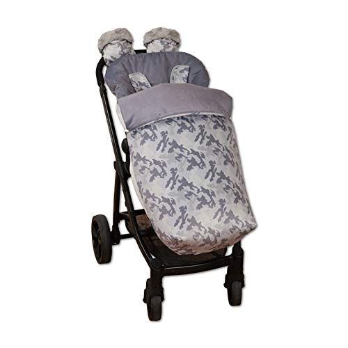 Babyline Little Warrior - Saco de silla con manoplas de regalo, unisex