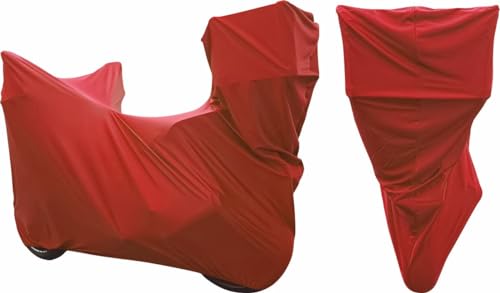 Capa Contra Risco Moto Honda Nxr 160 Bros Com Bauleto Baú (Vermelho)