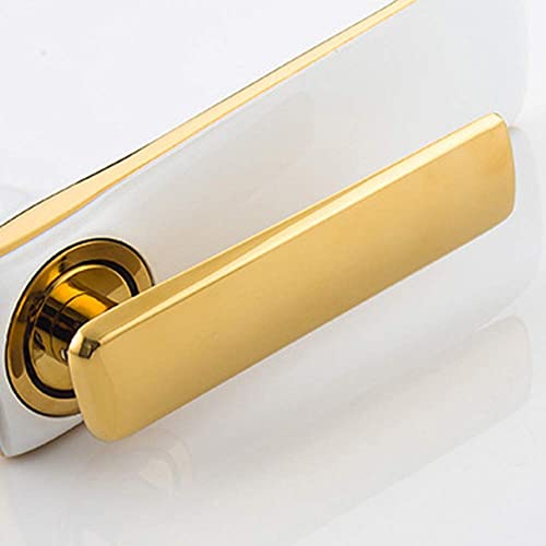 Robinet de lavabo mitigeur monocommande salle de bain en laiton eau chaude - 5