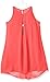 Amy Byer Big Girls' Solid Trapeze Dress with Necklace