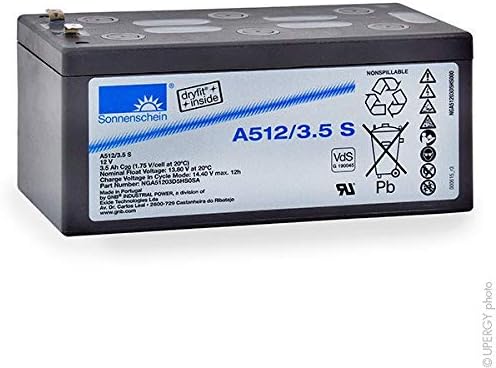 GNB Sonnenschein A500 - Gel lead acid battery A512/3.5S 12V 3.5Ah