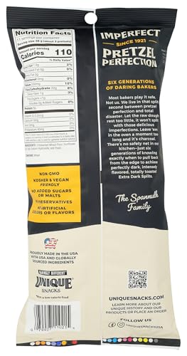 Image of Unique Pretzels Extra Dark Splits Pretzels - 11 oz