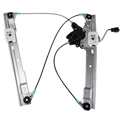 Image of TRQ Front Right Power Window Regulator & Motor Assembly Passenger Side Compatible with 2013-2018 Ford C-Max