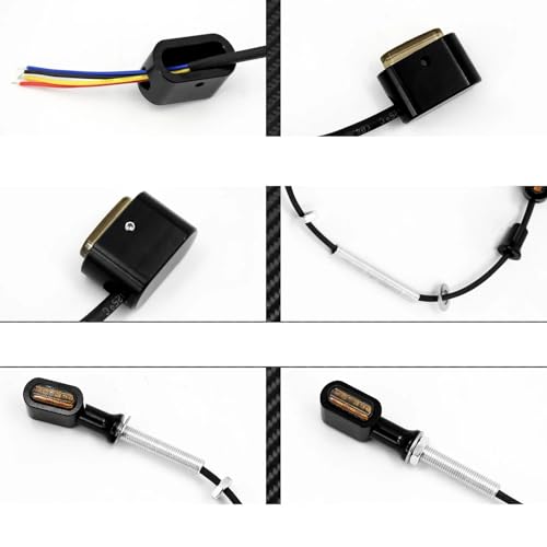 Clignotant de frein arrière moto LED pour custom Dyna et Softail - 6