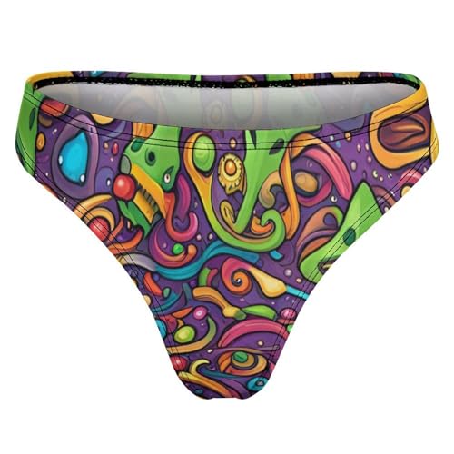 Women & Girls Soft Breathable Briefs Panties Swimming Triangle Swimsuit3