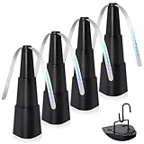 HKKDKTA Fly Fans for Tables, 4 Packs Indoor Outdoor Fan Portable with Holographic Blades, Batteries Powered Table Fan for Picnic, Party, Restaurant, Kitchen and BBQ