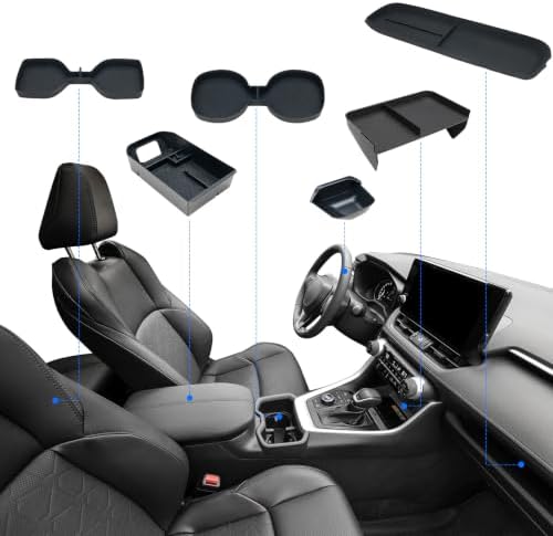 ELECFRESH Center Console Organizer for 2019-2025 Toyota RAV4 Acce...