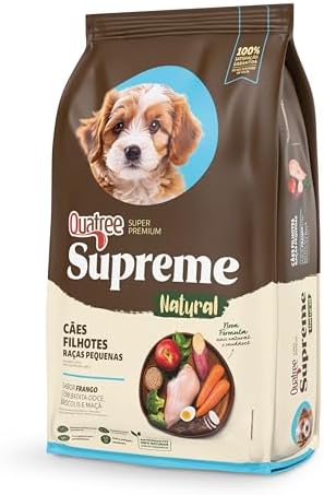 Quatree Supreme Ração para Cães Filhotes Raças Pequenas 2,5kg