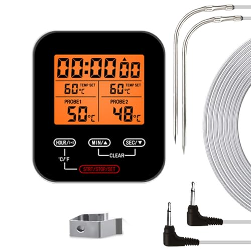 Thermomètre à Viande sans Fil Karlak pour Réussir votre Barbecue au Fumoir