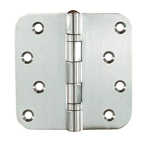 Ball Bearing Door Hinges Stainless Steel 4 Inch - 5/8 Radius 2-Pack