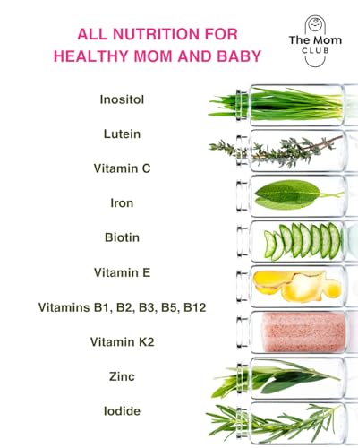 Image of Pregnancy Vitamins - 2nd Trimester - Prenatal Multivitamin with Iron, B Vitamins, Inositol & Lutein - Support for Energy, Immunity & Baby Growth - Vegan Supplements - 30 Capsules (Weeks 13-27)