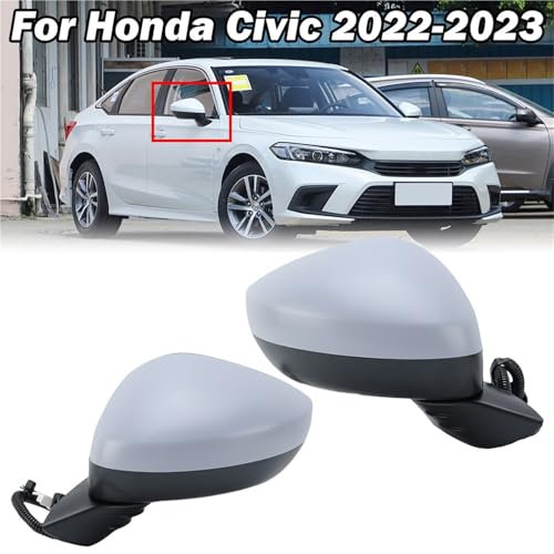 Couverture miroir rétroviseur Civic 22-23 rabattable