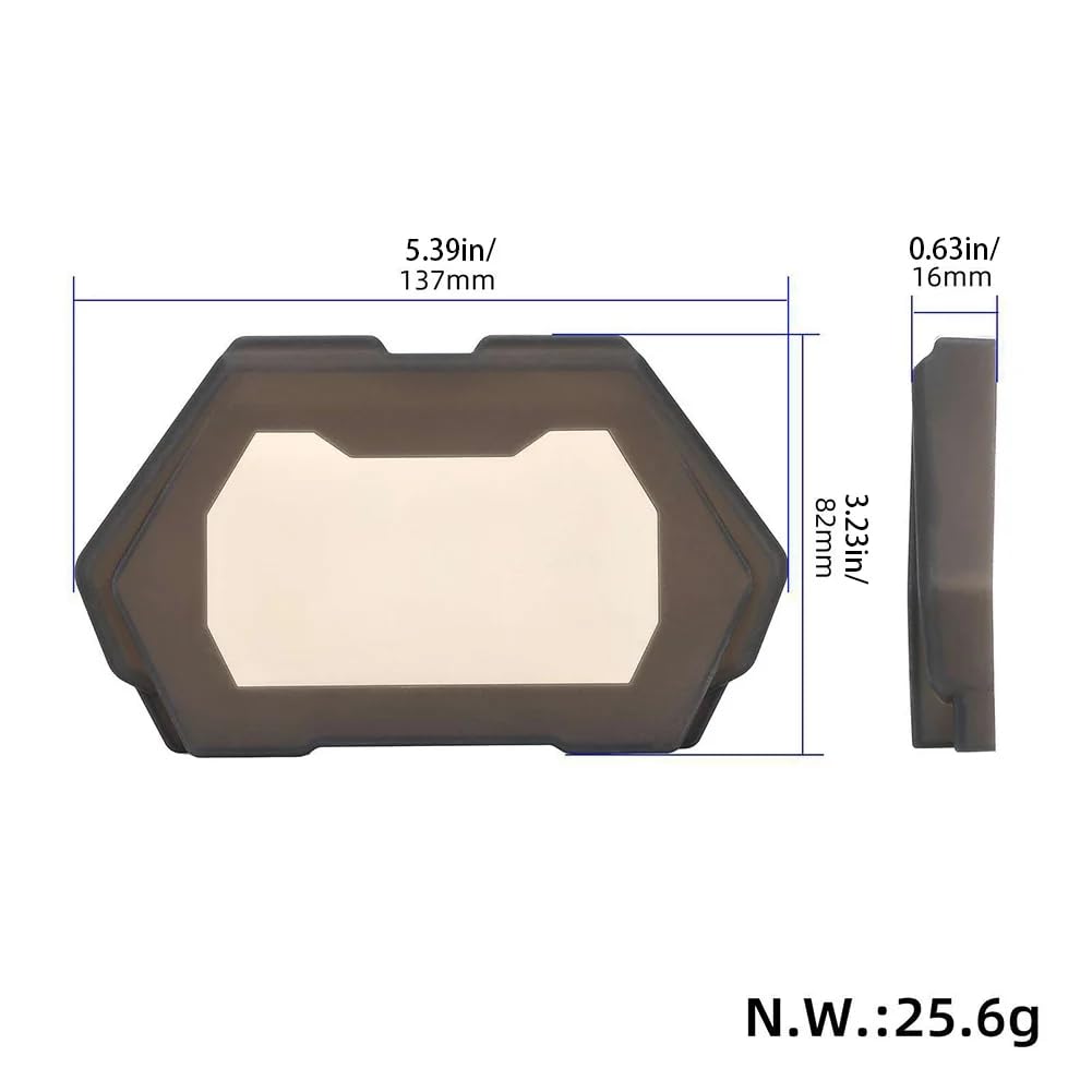 Kukirin - Custodia protettiva impermeabile in silicone, copertura per schermo del tachimetro per KUGOO Kukirin G2 PRO/MAX scooter elettrico, copertura protettiva per schermo del cruscotto