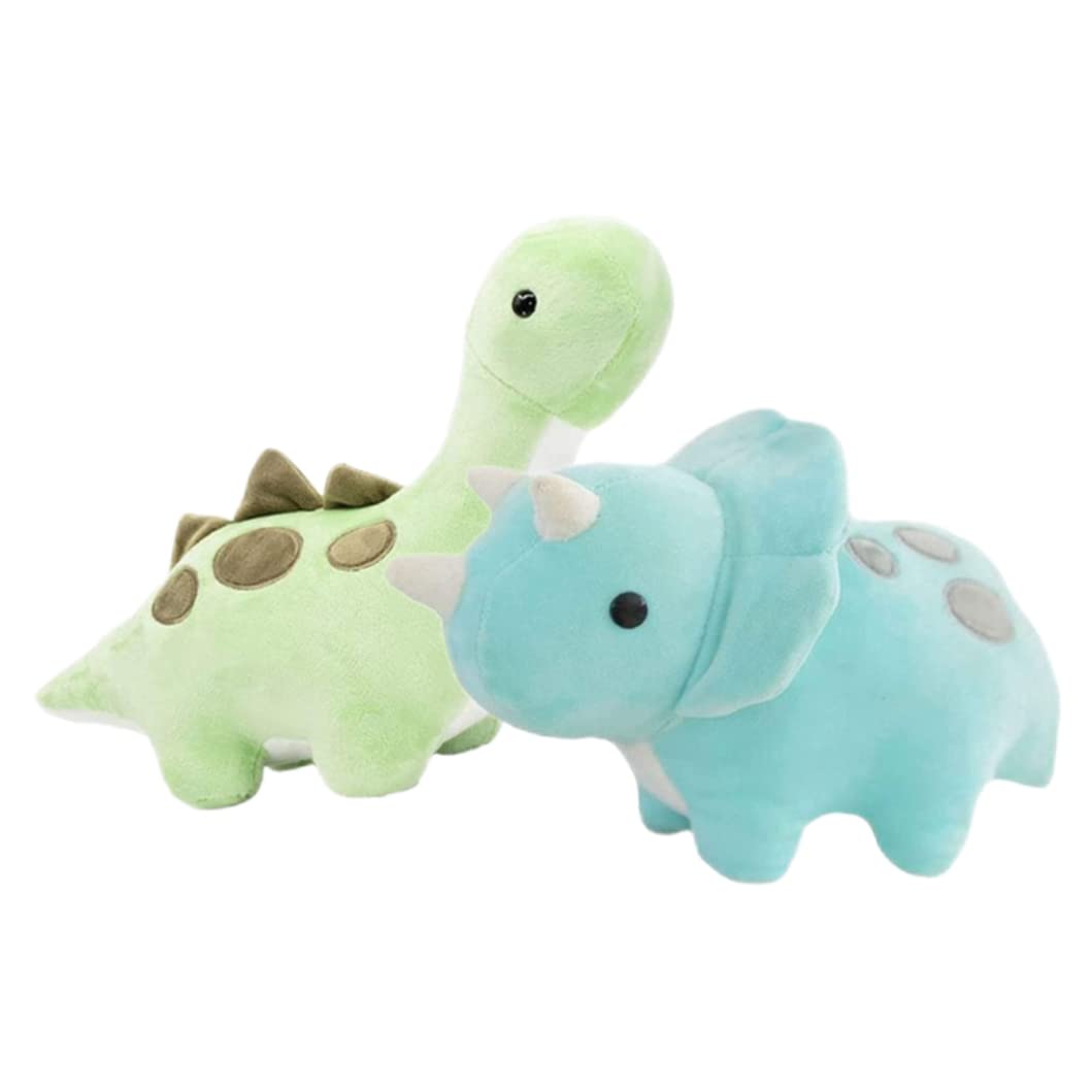 2 uds. De muñeco de Peluche de Dinosaurio de Dibujos Animados, Almohada Suave para niños y Adultos, Peluche de Dinosaurio, cumpleaños