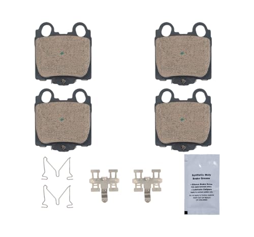 Image of HUSCH D771 Rear Ceramic Brake Pads Kit Fit For Lexus GS300 1998-2005, For GS400 1998-2000, For GS430 2001-2005, For IS300 2001-2005, For SC430 2002-2010