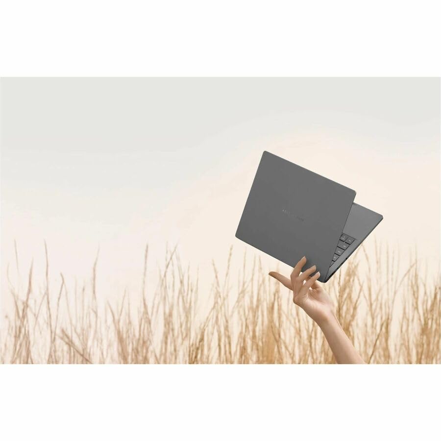 Image of Asus Zenbook A14 UX3407 UX3407QA-PS76 14 inch Copilot+ PC Notebook - WUXGA - 60 Hz - Qualcomm Snapdragon X X1-26-100-32 GB - 1 TB SSD - Iceland Gray