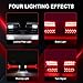 RoadAlchemist Wireless Trailer Lights Magnetic, Ip67 Waterproof Brake Tail Light Kit, Portable Cordless Car Led Turn Signal Taillights, Rear Lights for Dump, Towing, Boat