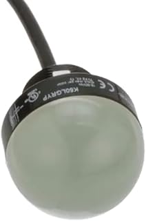 AVLIS-CO K50LGRYP Indicator Light, 50mm, 18-30VDC, PNP, GRN/RED/YEL, 2m CBL, K50 Series