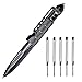 XUANLAN Tactical Pen with 6 Ink Refill, Self Defense Pen with Emergency Glass Breaker Ballpoint, Aircraft Aluminum W/Tungsten Steel Tip EDC Emergency Kit, Survival Gear (1 Pack)