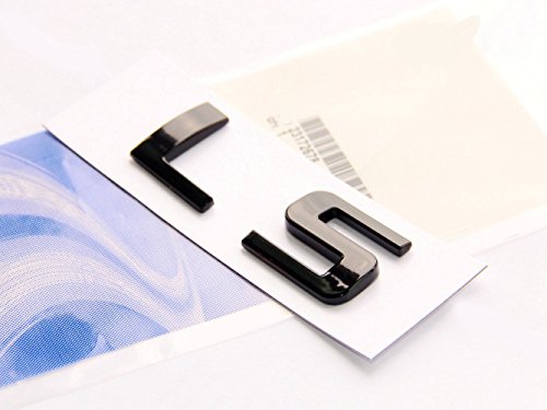 Yoaoo 2X Oem Black Ls Letter Nameplate Emblem Badge Replacement For Silverado Tahoe Sierra Suburban Glossy #TOP2