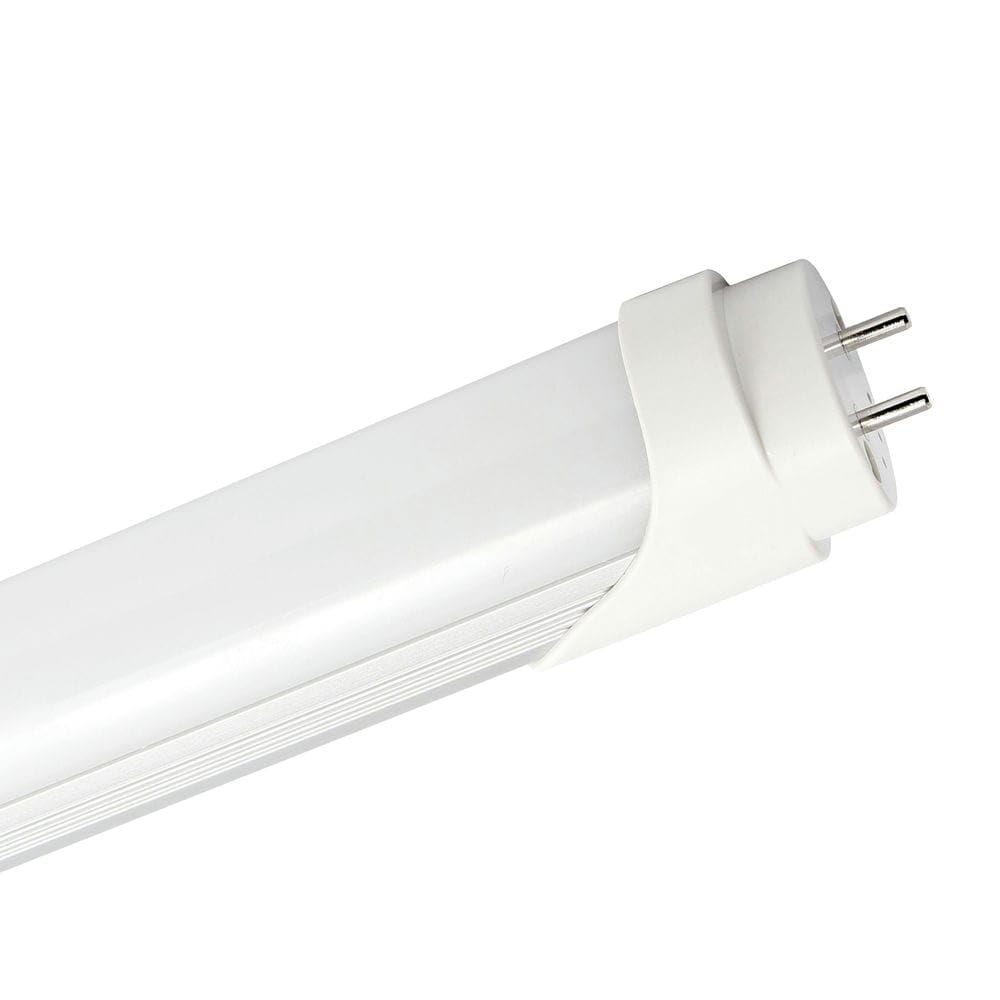 Tube LED T8 60cm 9W en aluminium mat pour un éclairage de bureau performant