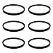 LEFITPA 6 Pack Replacement 2036688 2036804 Upright Vacuum Geared Samll Motor Belt for Bissell 8920 8930 Vacuum Models