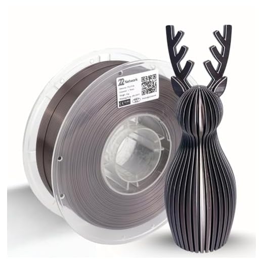 22 Network Silk PLA Filament 1.75mm 1KG Spool (2.2lbs), 62 Colors for Choose, Shiny Silk Surface&Clog-Free, Accuracy ±0.02mm, Fit Most FDM 3D Printers (Dark Gold, Single Color)