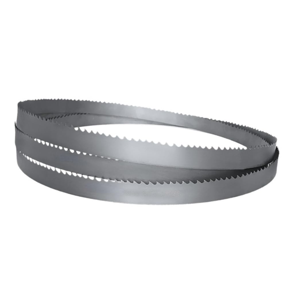 Hoja de sierra de cinta de 1 pieza de 2,7 cm de ancho, hoja de sierra de corte de Metal for plástico de madera dura de acero inoxidable al carbono(2360MM*27MM*0.9MM*5-8T)