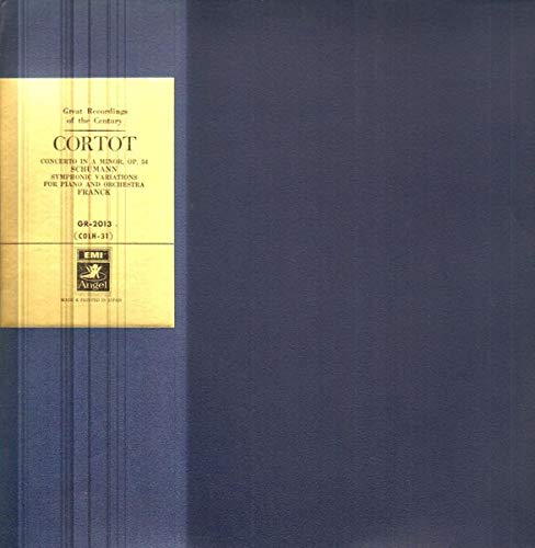 Schumann: Concerto in A minor op. 54 / Franck: Symph. variations for piano and orch [Vinyl LP]
